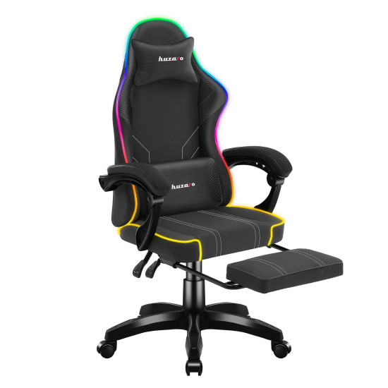Huzaro Force 3.7 RGB Black Gaming-Stuhl