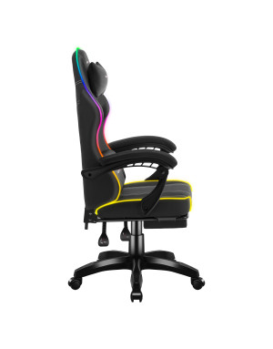 Huzaro Force 3.7 RGB Black Gaming-Stuhl