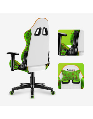 Huzaro Ranger 6.0 Pixel White Gaming-Stuhl für Kinder