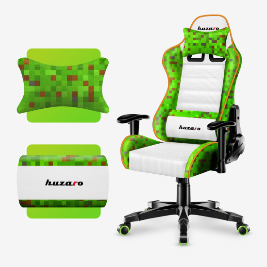 Huzaro Ranger 6.0 Pixel White Gaming-Stuhl für Kinder