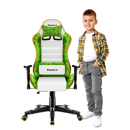 Huzaro Ranger 6.0 Pixel White Gaming-Stuhl für Kinder