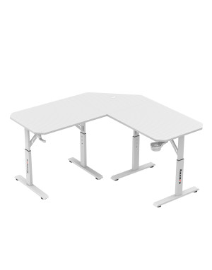 Huzaro Hero 7.3 elektrischer Eckschreibtisch Weiß