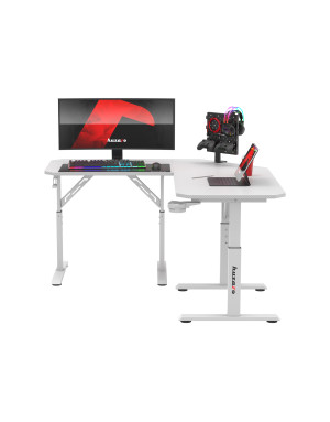Huzaro Hero 7.3 elektrischer Eckschreibtisch Weiß