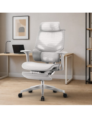 Ergonomischer Stuhl Mark Adler Expert 8.7 Grau Mesh
