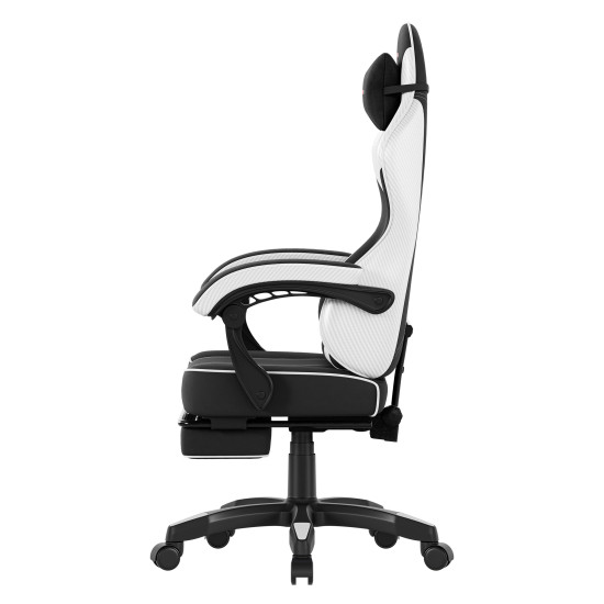 Huzaro Force 3.7 Weiss Carbon Gaming-Stuhl
