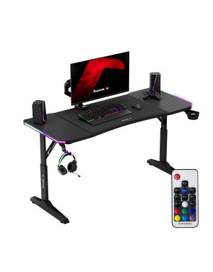 Huzaro Hero 3.6 Schwarz Gaming-Schreibtisch RGB LED