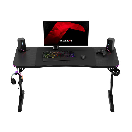 Huzaro Hero 3.6 Schwarz Gaming-Schreibtisch RGB LED