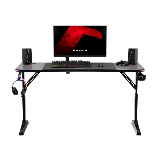 Huzaro Hero 3.6 Schwarz Gaming-Schreibtisch RGB LED