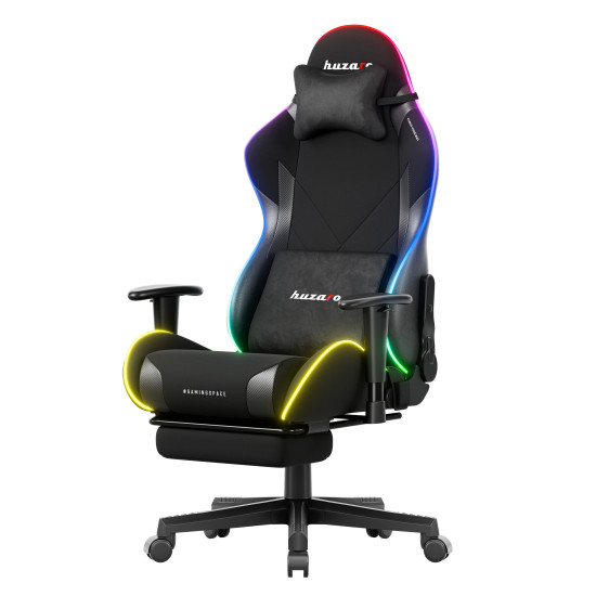 Huzaro Force 5.7 Schwarz RGB LED Gaming Stuhl
