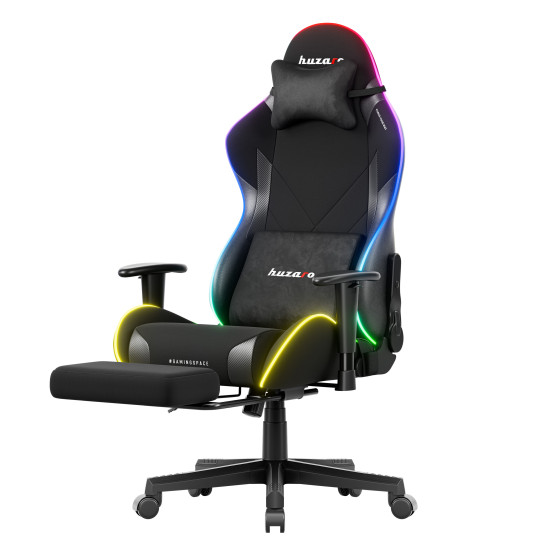 Huzaro Force 5.7 Schwarz RGB LED Gaming Stuhl