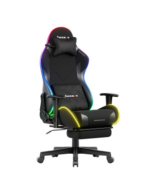 Huzaro Force 5.7 Schwarz RGB LED Gaming Stuhl