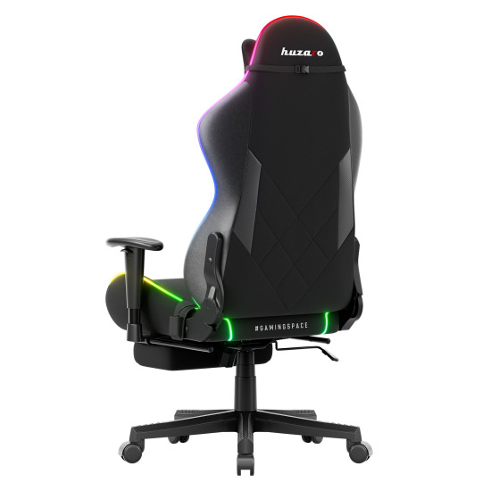 Huzaro Force 5.7 Schwarz RGB LED Gaming Stuhl