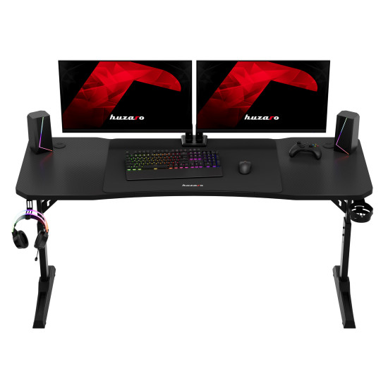Huzaro Hero 4.6 Schwarz Gaming-Schreibtisch