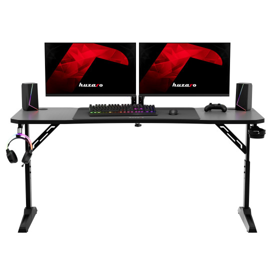 Huzaro Hero 4.6 Schwarz Gaming-Schreibtisch