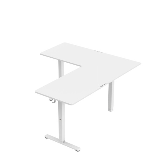 Huzaro Hero 9.5 elektrischer Eckschreibtisch Weiss