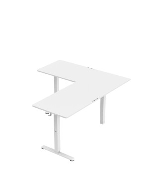 Huzaro Hero 9.5 elektrischer Eckschreibtisch Weiss