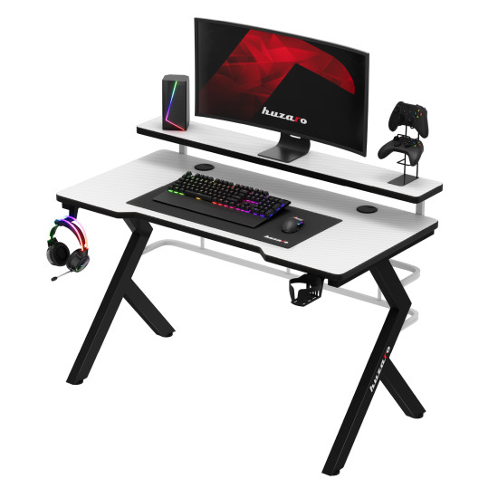 Huzaro Hero 5.0 Weiß Gaming-Schreibtisch
