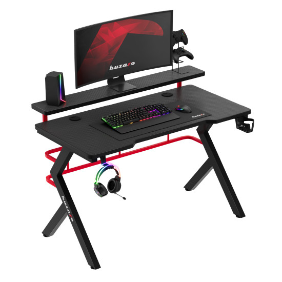 Huzaro Hero 5.0 Rot Gaming-Schreibtisch