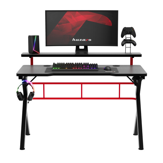 Huzaro Hero 5.0 Rot Gaming-Schreibtisch