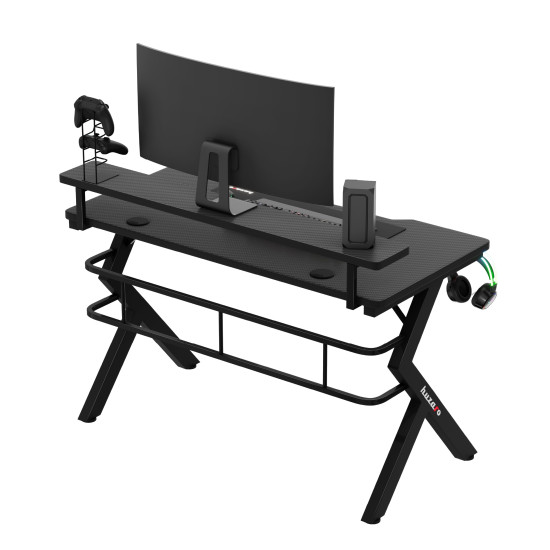 Huzaro Hero 5.0 Gaming-Schreibtisch Schwarz