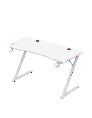 Huzaro Hero 2.5 RGB LED WHITE Gaming-Tisch