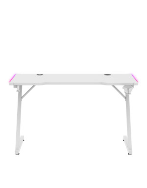 Huzaro Hero 2.5 RGB LED WHITE Gaming-Tisch