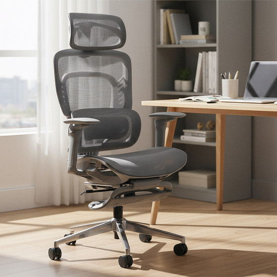 Mark Adler Visioner 8.3 Grau Massage-Bürostuhl