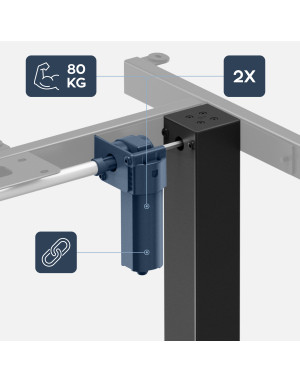 Mark Adler Xeno 7.6 Elektrischer Schreibtischrahmen mit zwei Motoren