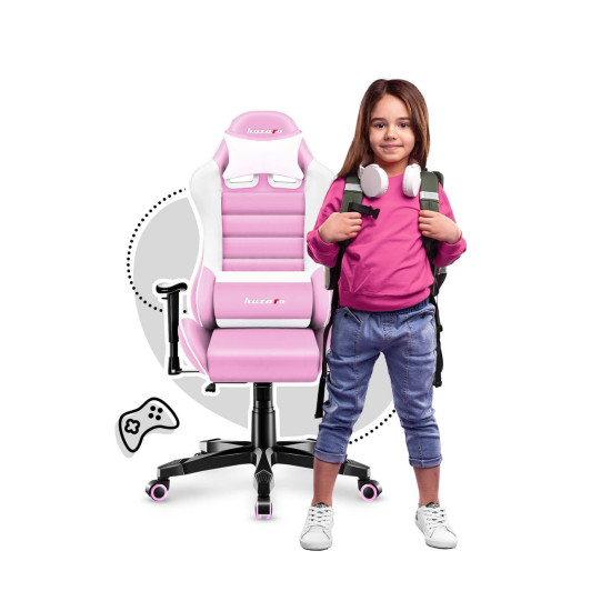 HUZARO RANGER 6.0 Rosa Gaming Stuhl für Kinder