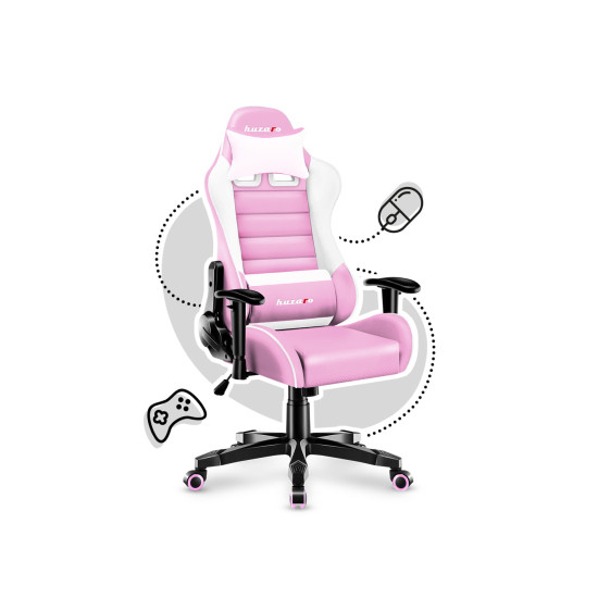 HUZARO RANGER 6.0 Rosa Gaming Stuhl für Kinder