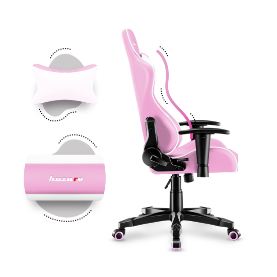 HUZARO RANGER 6.0 Rosa Gaming Stuhl für Kinder