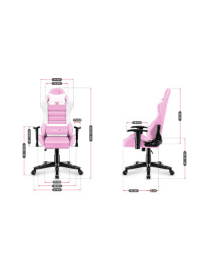 HUZARO RANGER 6.0 Rosa Gaming Stuhl für Kinder