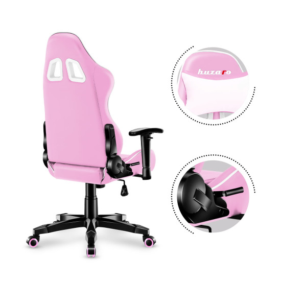 HUZARO RANGER 6.0 Rosa Gaming Stuhl für Kinder