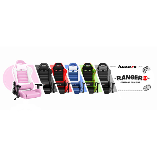 HUZARO RANGER 6.0 Rosa Gaming Stuhl für Kinder