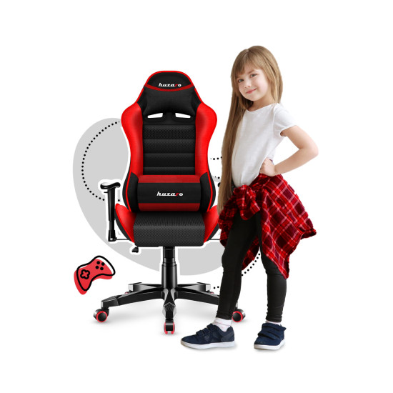 HUZARO RANGER 6.0 Rot Mesh Gaming Stuhl für Kinder