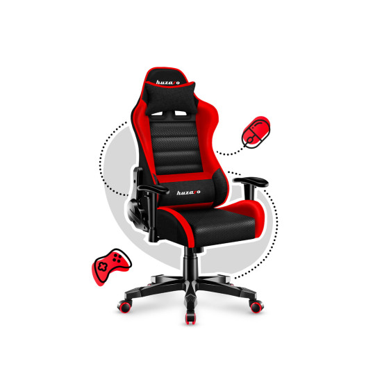 HUZARO RANGER 6.0 Rot Mesh Gaming Stuhl für Kinder