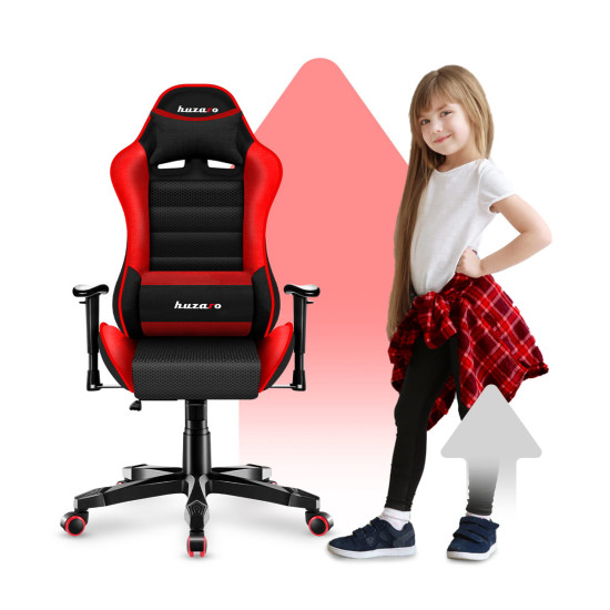 HUZARO RANGER 6.0 Rot Mesh Gaming Stuhl für Kinder