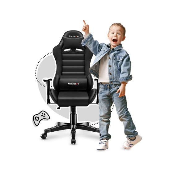 HUZARO RANGER 6.0 Schwarz Gaming Stuhl für Kinder