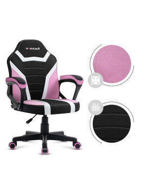 HUZARO RANGER 1.0 Rosa Mesh Gaming Stuhl für Kinder