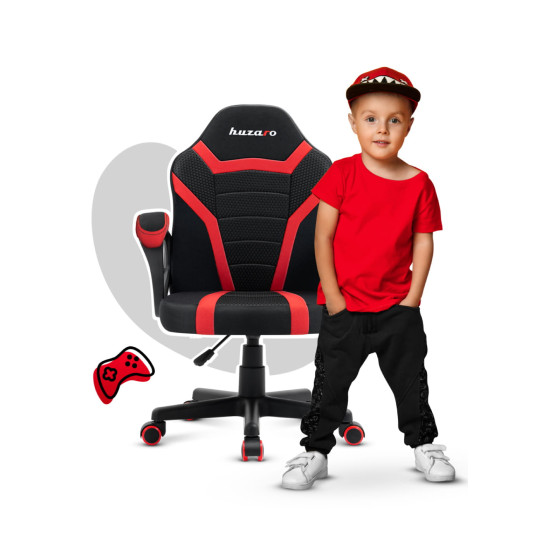 HUZARO RANGER 1.0 Rot Mesh Gaming Stuhl für Kinder