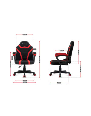 HUZARO RANGER 1.0 Rot Mesh Gaming Stuhl für Kinder