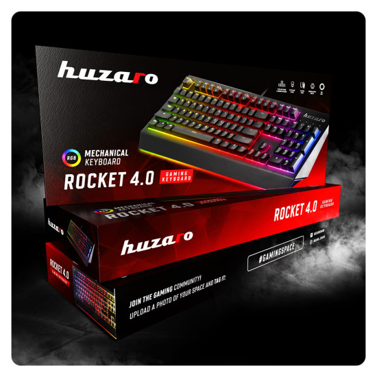 Huzaro Rocket 4.0 Gaming Tastatur