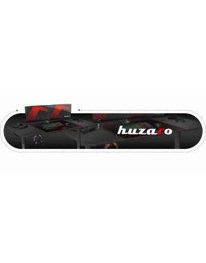 Huzaro Hero 4.7 Gaming-Schreibtisch Schwarz