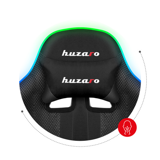 HUZARO Force 4.7 RGB Mesh Gaming Stuhl