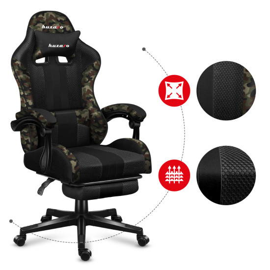 Huzaro Force 4.7 Camo Mesh Gaming Stuhl