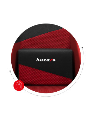 HUZARO FORCE 6.2 Rot Mesh Gaming Stuhl