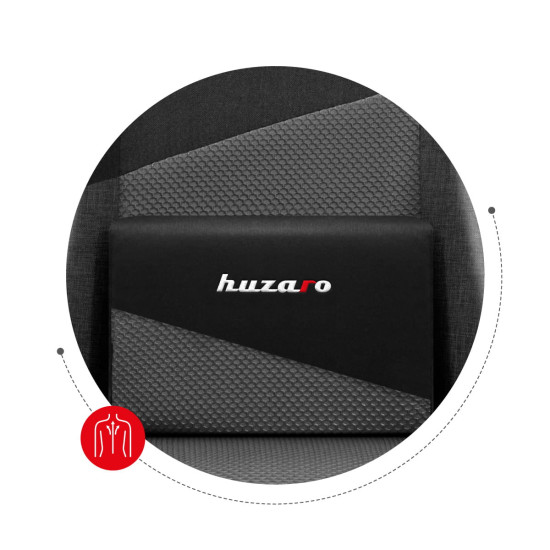 HUZARO FORCE 6.2 Grau Mesh Gaming Stuhl