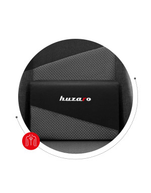 HUZARO FORCE 6.2 Grau Mesh Gaming Stuhl