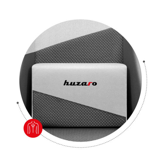 HUZARO FORCE 6.2 Weiß Mesh Gaming Stuhl