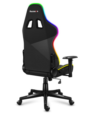 HUZARO FORCE 6.2 Schwarz RGB LED Gaming Stuhl